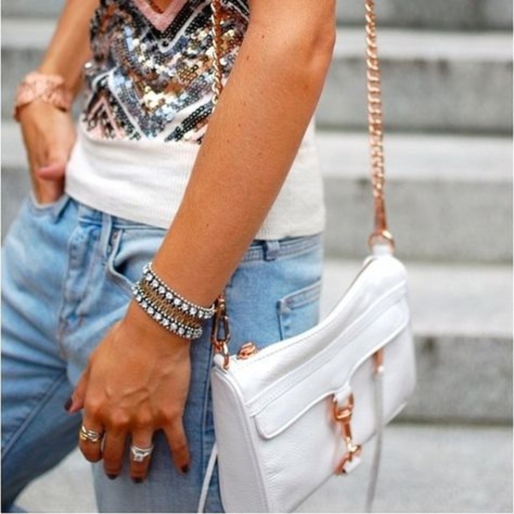 Stella & Dot | Vintage Mixed Metal/Rhinestone Embellished Portia Bracelet - Picture 6 of 7